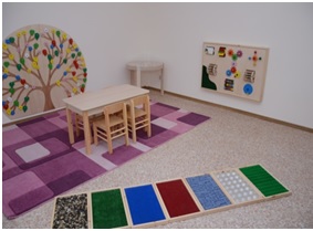 Монтессори материалдарымен жабдықталған психомотория кеңсесі